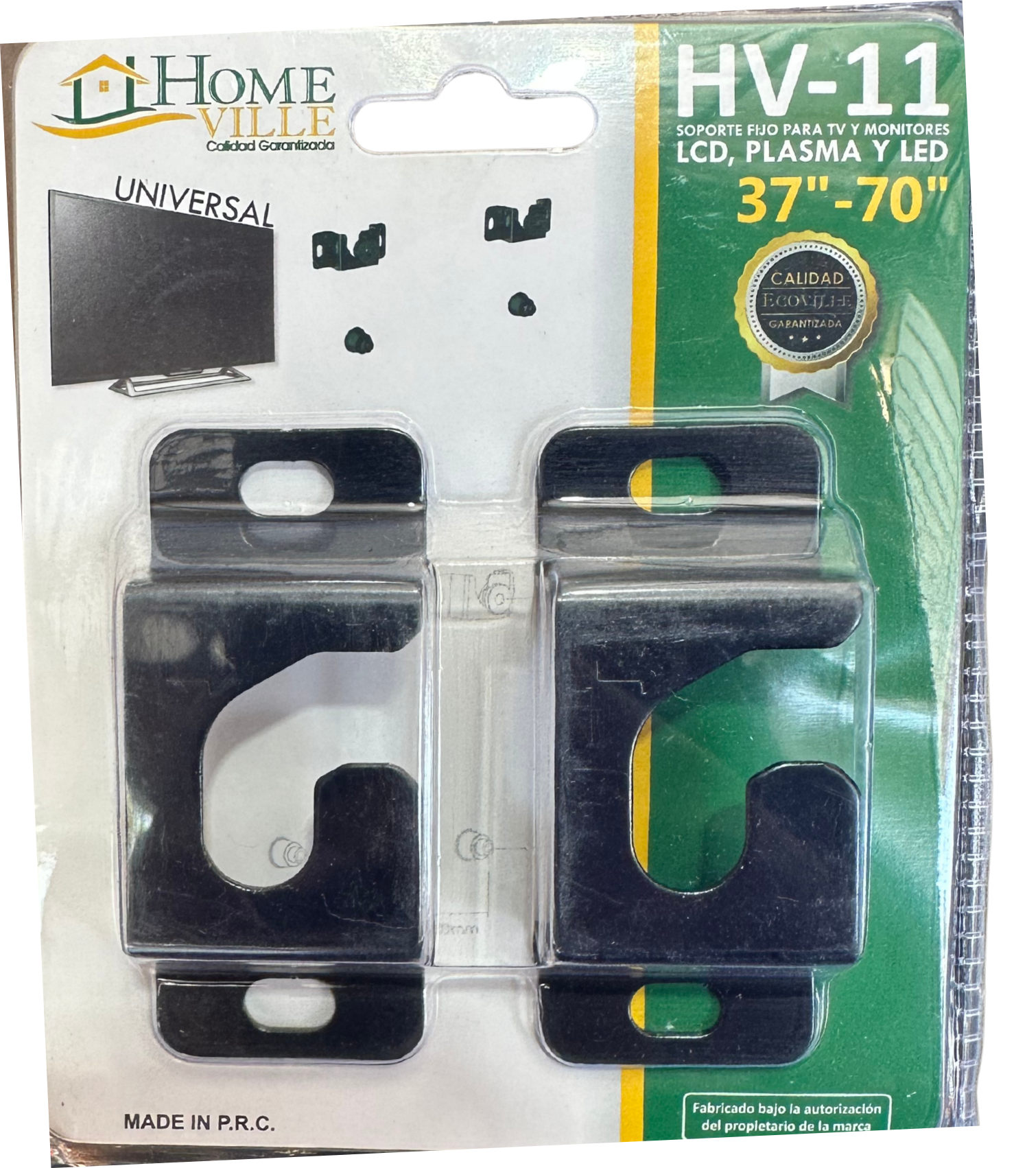SOPORTE P/ TV FIJO 37-70 ECOVILLE HV-11 15240