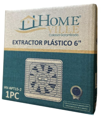 EXTRACTOR PLASTICO 6" HOMEVILLE 6682