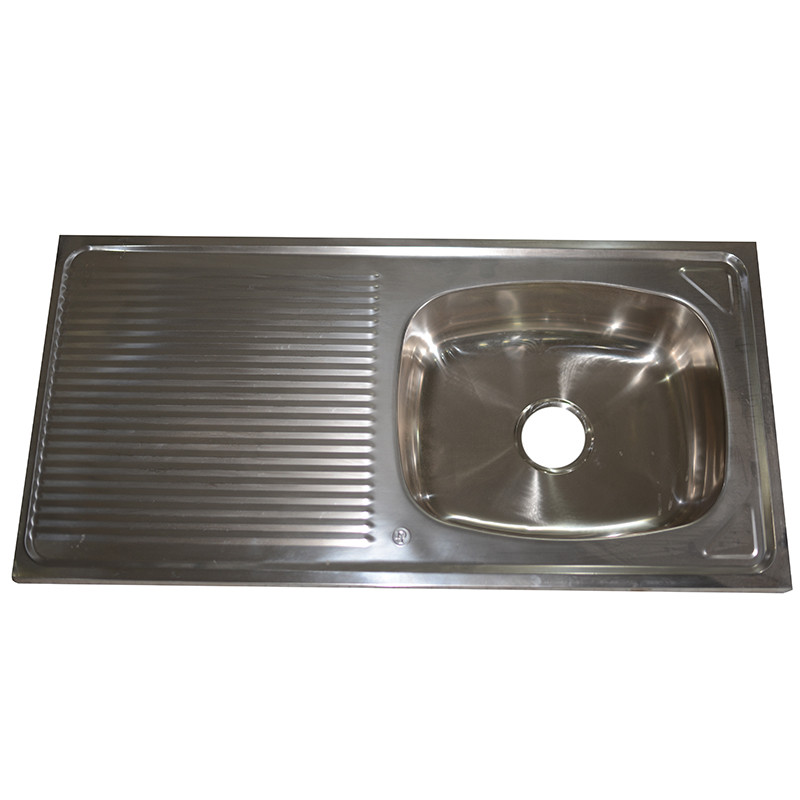 PILETA ACERO INOX. UNIVERSAL 1 BACHA ECO 15CM