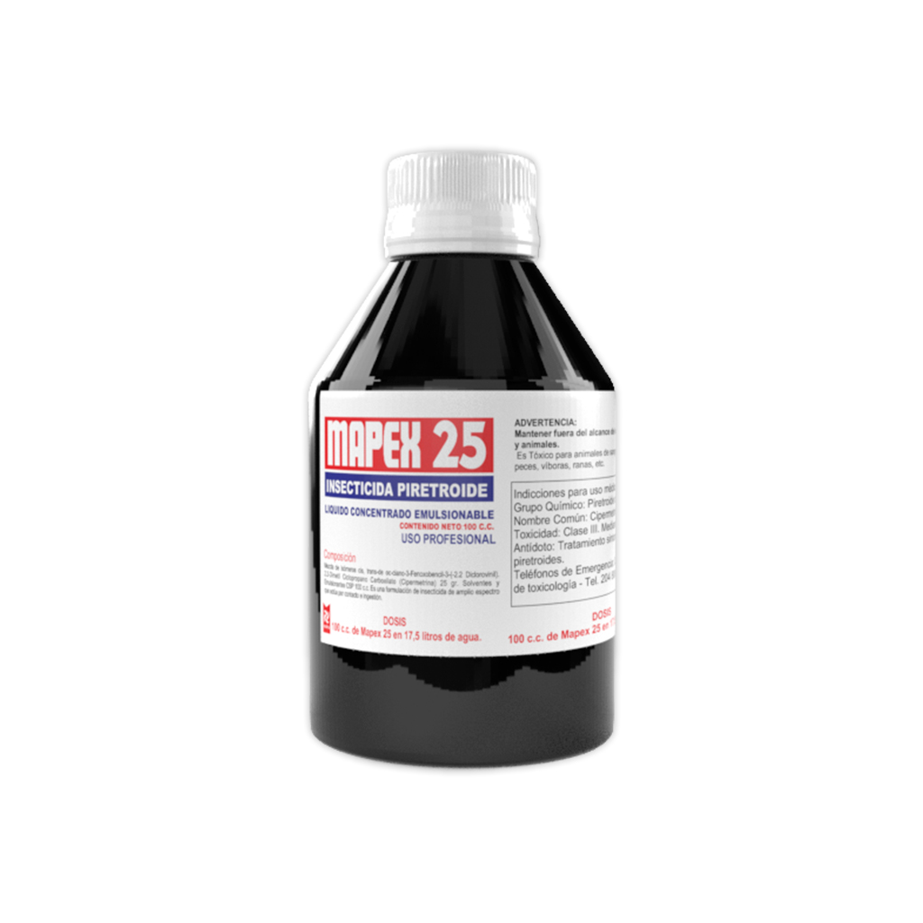 INSECTICIDA MAPEX 25 100CC