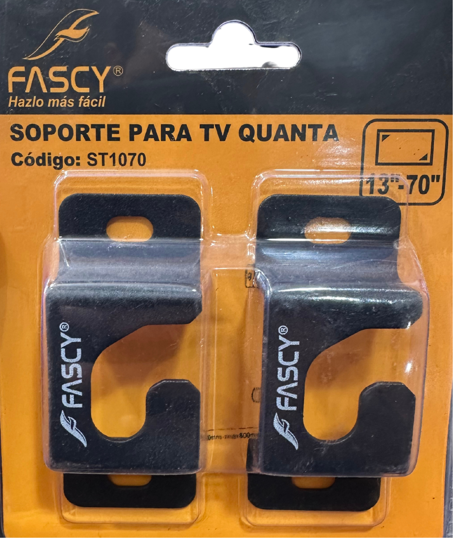 SOPORTE P/ TV QUANTA 13"-70" QUANTA FASCY ST1070