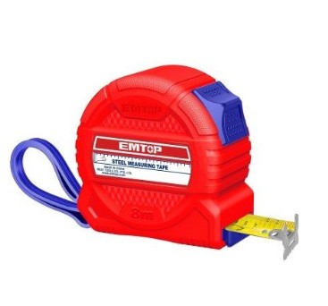 CINTA METRICA 8MX25MM EMTOP EMTP3825